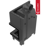 Krbová vložka Kratki MBO 15kW pravé BS prosklení, černé obložení Termotec