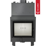 Teplovodní vložka Kratki MBZ 13kW rovná, samozavírací dvířka