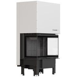 Krbová vložka KRATKI REGNOR 800/400 8 kW s výsuvem, černé obložení Termotec
