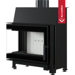 Ocelová krbová vložka Kratki SIMPLE 6kW 150 levá samozavírací dvířka