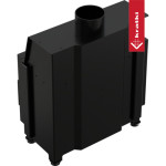 Ocelová krbová vložka Kratki SIMPLE 6kW 150 levá, černé obložení Termotec