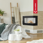 Ocelová krbová vložka Kratki SIMPLE 6kW 150 pravá samozavírací dvířka