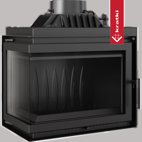 Litinová krbová vložka Kratki SIMPLE 8kW 200 Levá