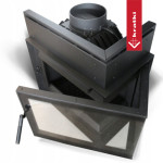 Litinová krbová vložka Kratki SIMPLE 8kW 200 Levá