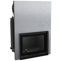Krbová vložka Kratki ZUZIA 12 kW s teplovodním výměníkem a výsuvem dvířek