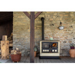 Sporák KVS Moravia Klaudie VSP 9112.3490 béžový, levý