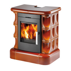 Kachlová kamna Haas Sohn Manta top + sokl, medovník