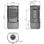 Litinová kamna MORSO 7440