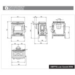 Nordica Isetta Con Cerchi s varnou plotnou - Černá