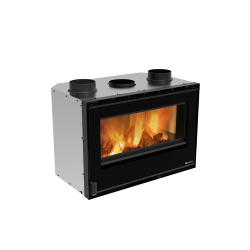 Nordica INSERTO 80 Crystal EVO VENTILATO - černá