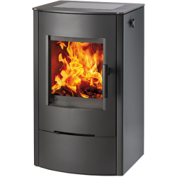 Haas Sohn FIREPOT se sklokeramickou deskou černá