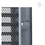 Krbová mřížka 170 X 370 Oskar grafit s žaluzií