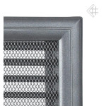 Krbová mřížka 170 X 370 Oskar grafit s žaluzií