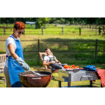 Grilovací rukavice kožené DÁMSKÉ (pár)