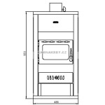 Krbová kamna s výměníkem Prity S3 W17