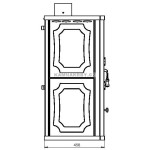 Krbová kamna s výměníkem Prity S3 W17