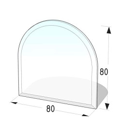 Podkladové tvrzené sklo pod kamna Lienbacher 21.02.897.2