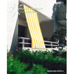 Sada napínací techniky se šikmou sluneční plachtou – barva šedá