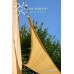 Trojúhelníková sluneční plachta stínící 300x300x300 cm okrová