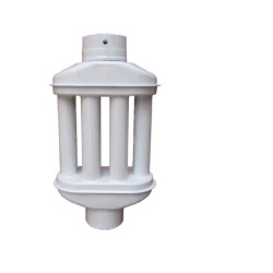 Teplovzdušný výměník Žemini bílá pr. 120 mm, 55cm