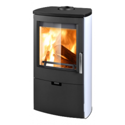 Kachlová kamna Thorma FALUN II černý/bílý