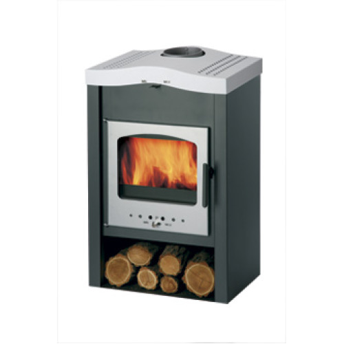 Haas Sohn VAASA PLUS V antracit, dvířka i víko stříbrné