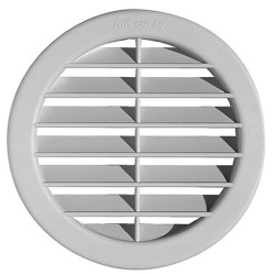 Kruhová mřížka se síťkou 100 mm plastová