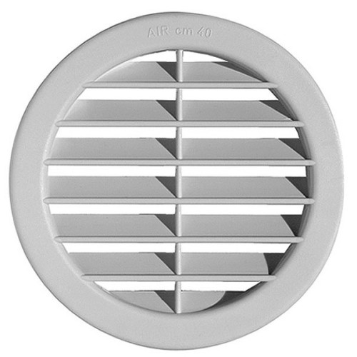 Kruhová mřížka se síťkou 100 mm plastová