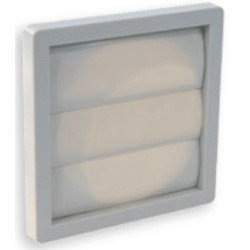 Plastová samočinná žaluzie WSK průtočná plocha 93 mm