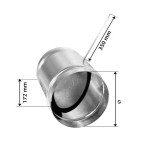 Klapka 125 mm kruhového potrubí s okem