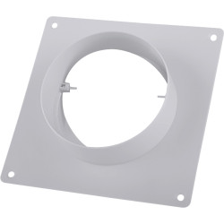 Plastová hranatá příruba se zpětnou klapkou 100 mm