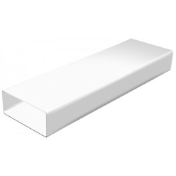 Hranaté plastové potrubí 60x120, délka 0,5 m