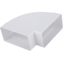 Plastový oblouk horizontální 90° 60x120 mm