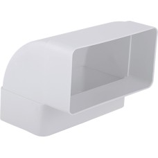 Plastový oblouk vertikální 90° 60x120 mm