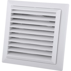 Plastová větrací mřížka pro výfuk a sání průměr 125 mm