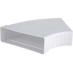 Plastový oblouk horizontální segmentový 60 x 204 mm