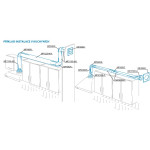 Plastová záslepka čtyřhranná 60x204 mm