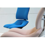 Ergonomická židle Ásana Steel Basic Ekokůže, Anthracite