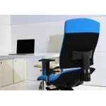 Ergonomická židle Ásana Steel Standard Textil Black 