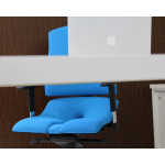 Ergonomická židle Ásana Steel Standard Textil Black 