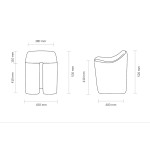 Ergonomická stolička Ásana Vi Taburet