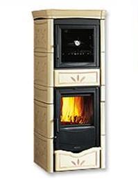 Kachlová kamna s výměníkem